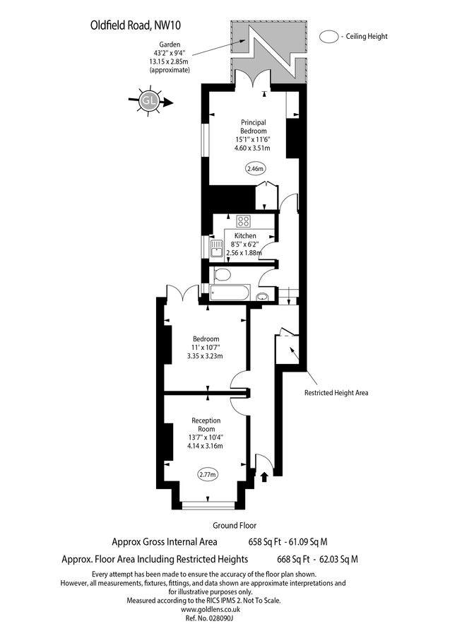 Квартира в Лондоне, Великобритания, 61 м² - фото 16