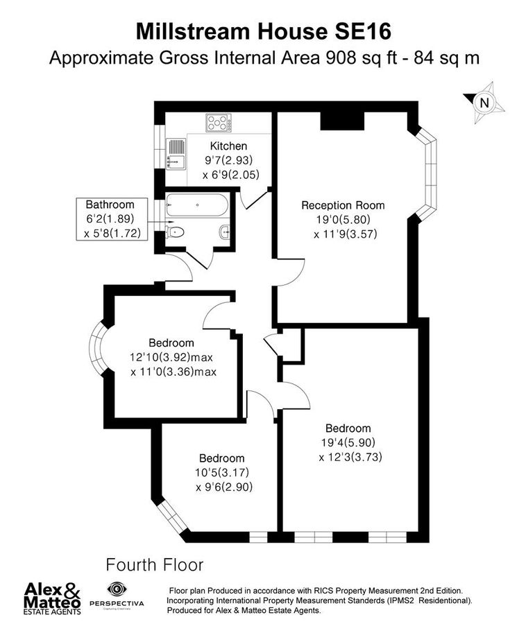 Квартира в Лондоне, Великобритания, 84 м² - фото 19