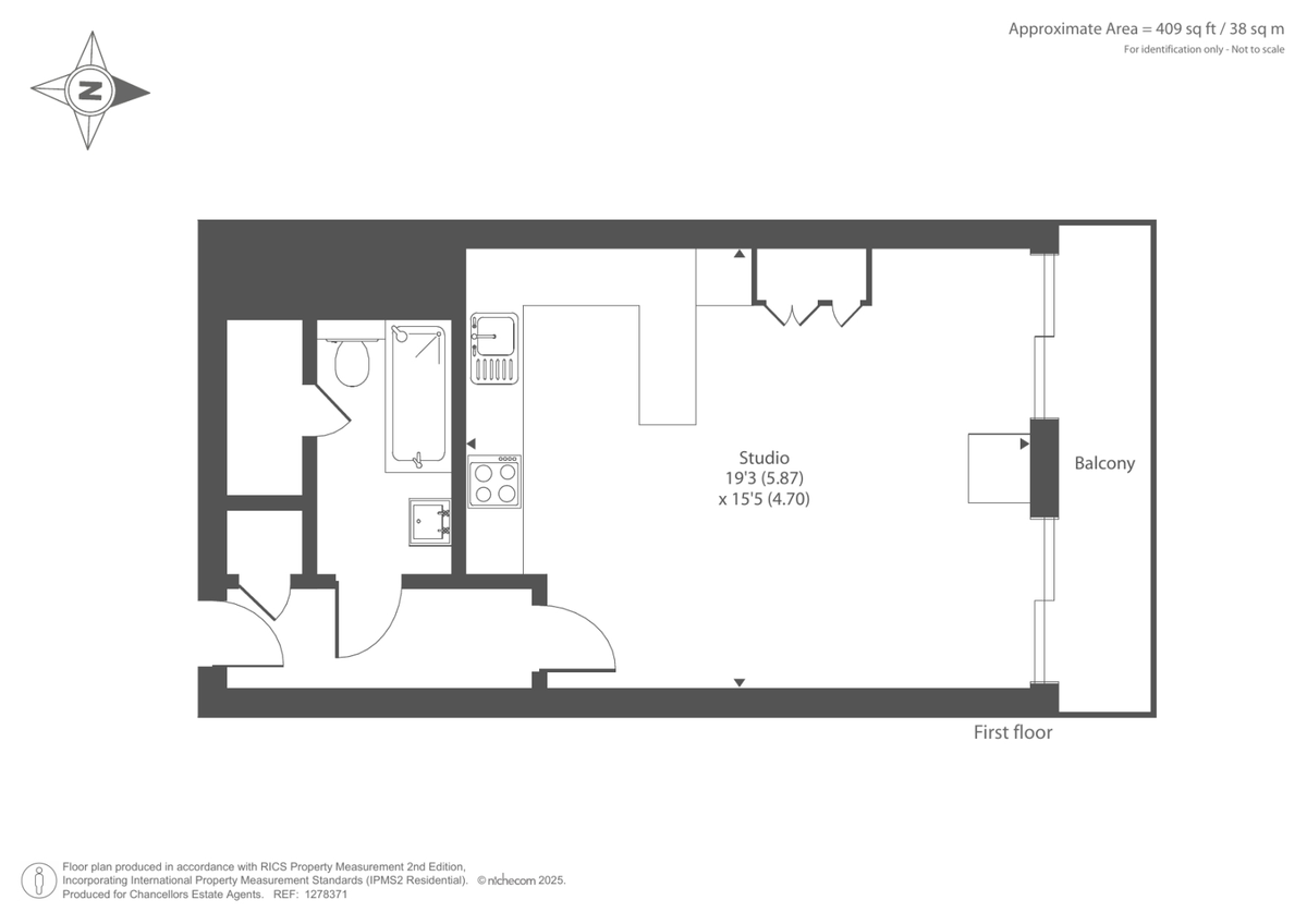 Квартира в Лондоне, Великобритания, 38 м² - фото 19