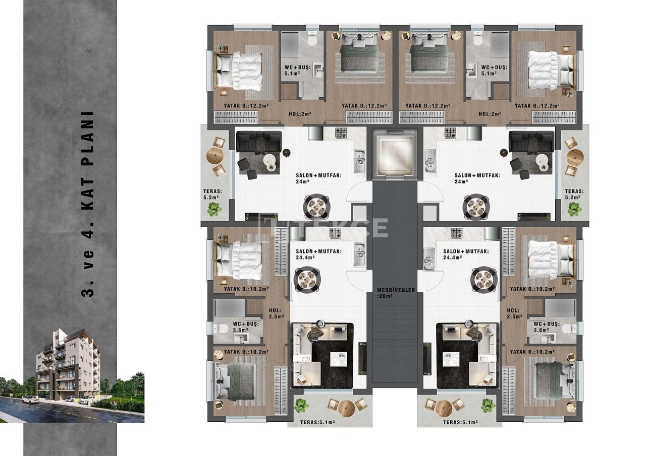 Пентхаус в Газимагусе, Кипр, 146 м² - фото 14