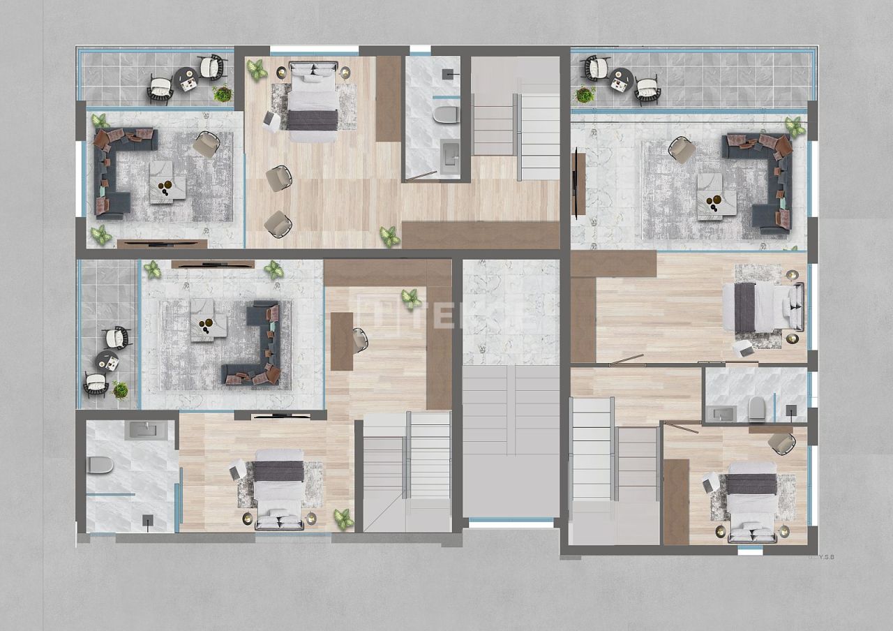 Пентхаус в Газимагусе, Кипр, 85 м² - фото 15