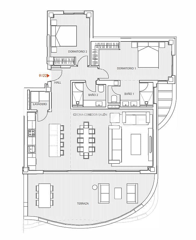 Апартаменты в Фуэнхироле, Испания, 92 м² - фото 17