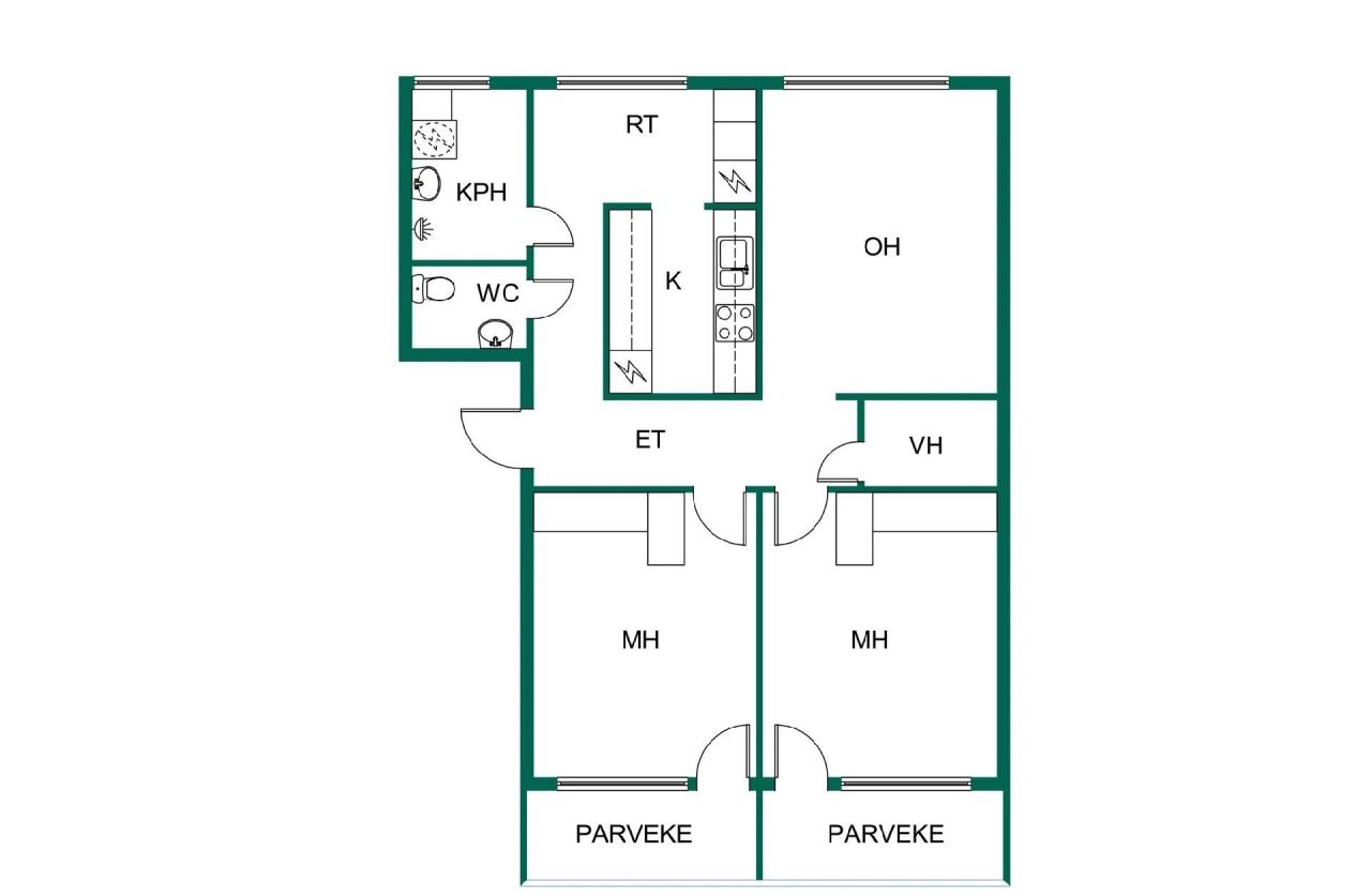 Квартира в Яанекоски, Финляндия, 86 м² - фото 2