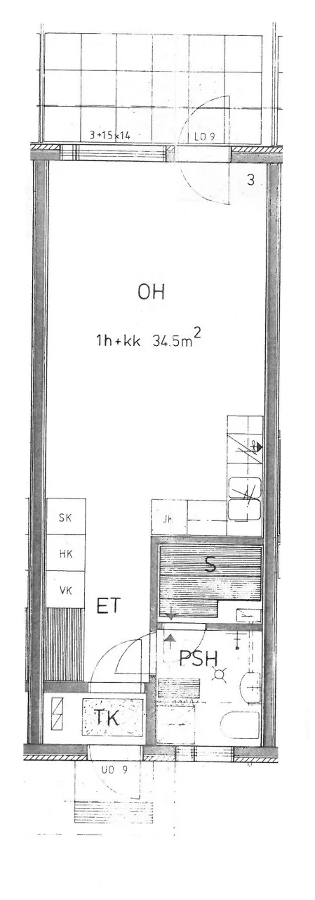 Таунхаус в Иисалми, Финляндия, 34.5 м² - фото 3