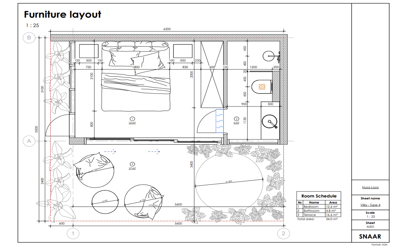 Вилла в Нуса Дуа, Индонезия, 50 м² - фото 7