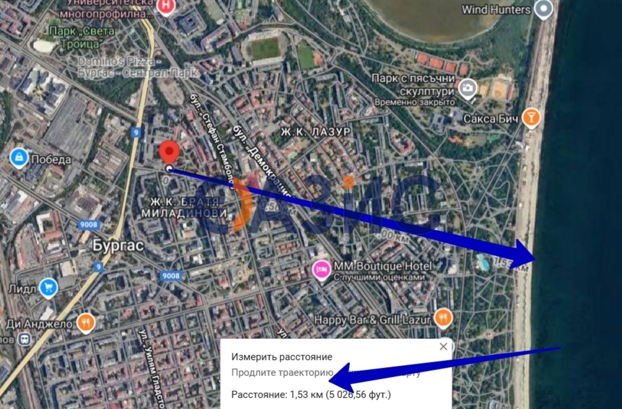 Апартаменты в Бургасе, Болгария, 51.2 м² - фото 7