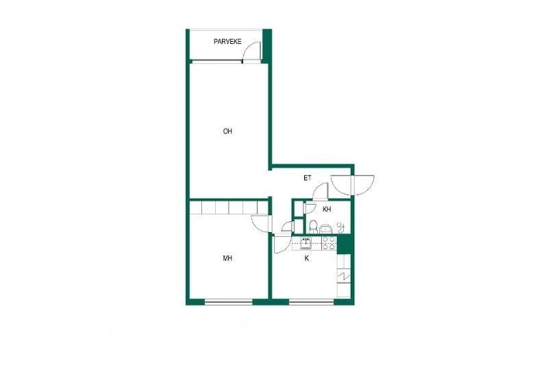 Квартира в Савонлинне, Финляндия, 55 м² - фото 2