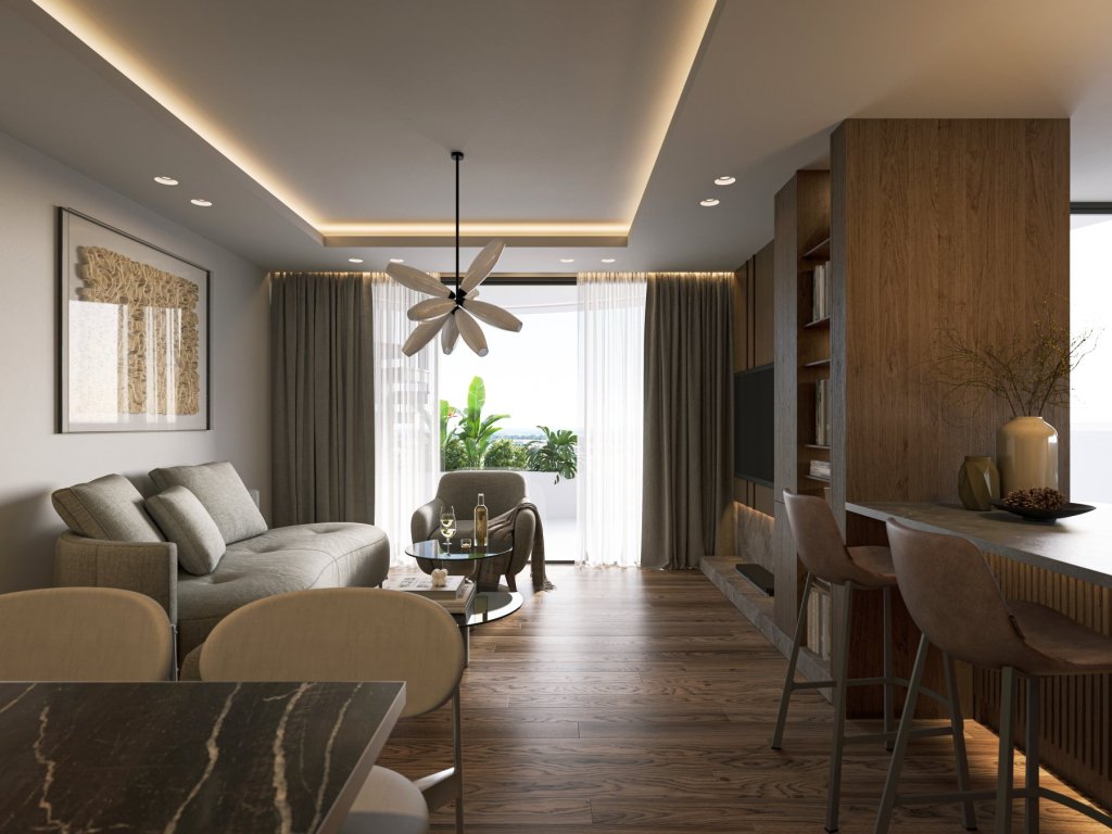 Апартаменты в Ларнаке, Кипр, 58.4 м² - фото 2