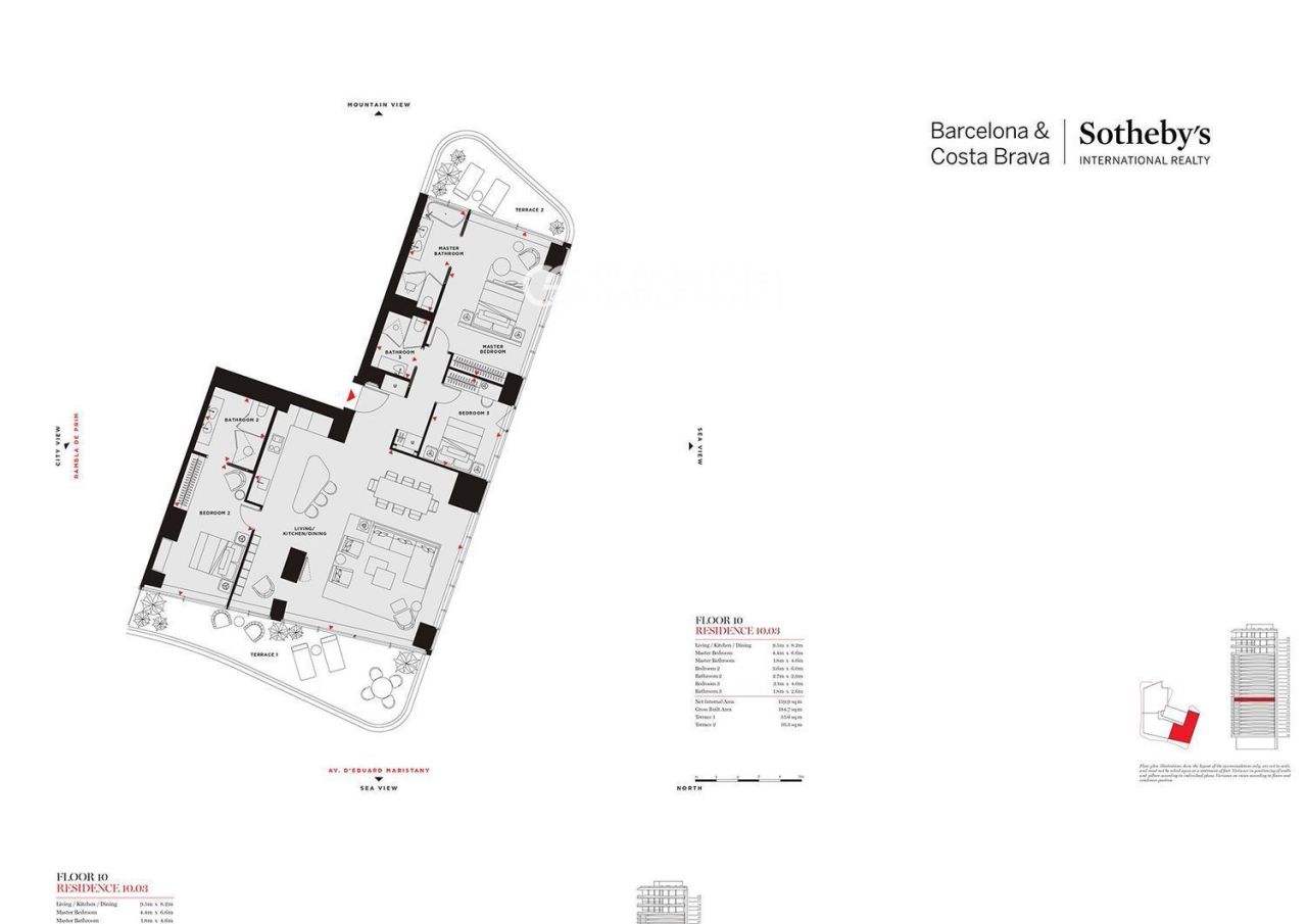 Квартира в Барселоне, Испания, 184 м² - фото 2