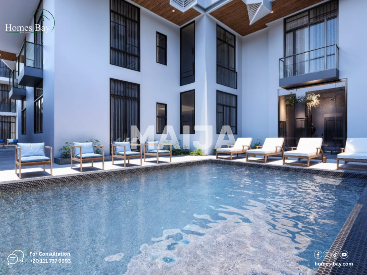 Апартаменты в Хургаде, Египет, 28 м² - фото 1