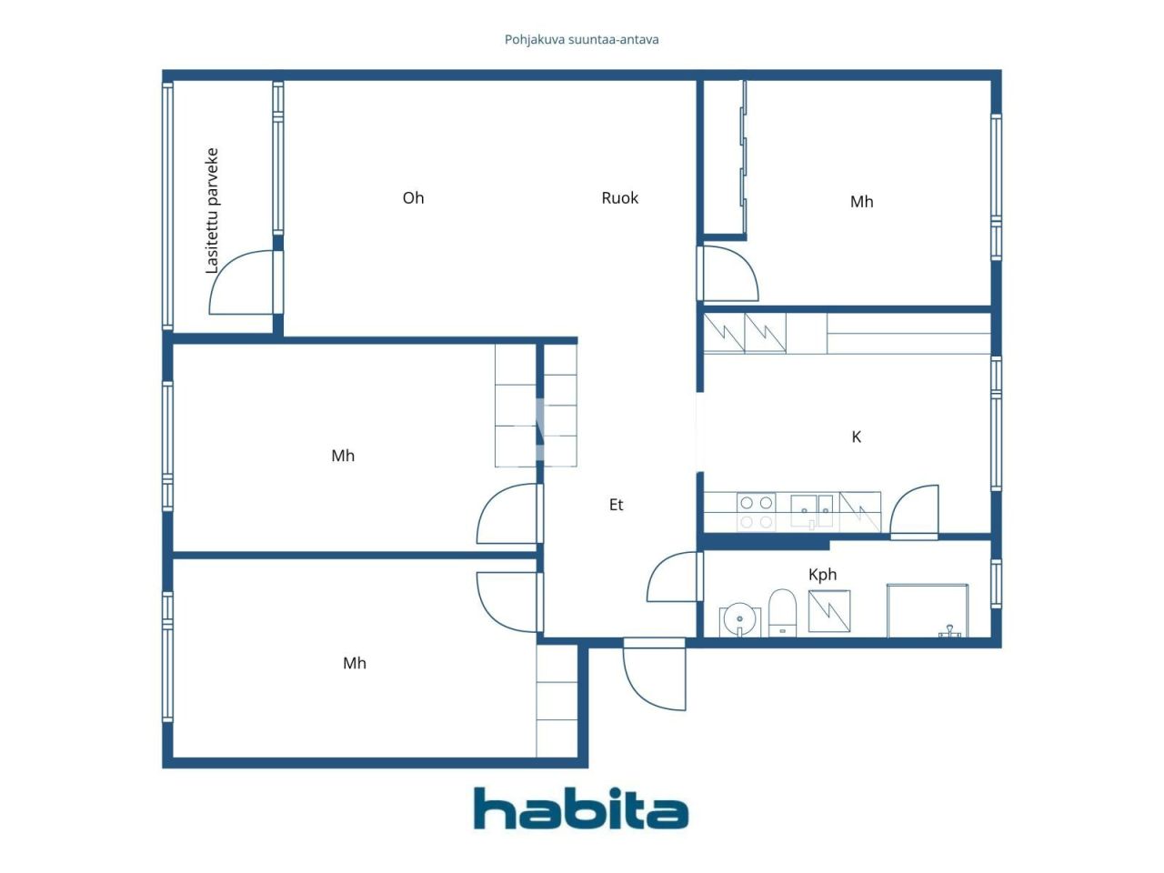 Апартаменты в Лахти, Финляндия, 98 м² - фото 2
