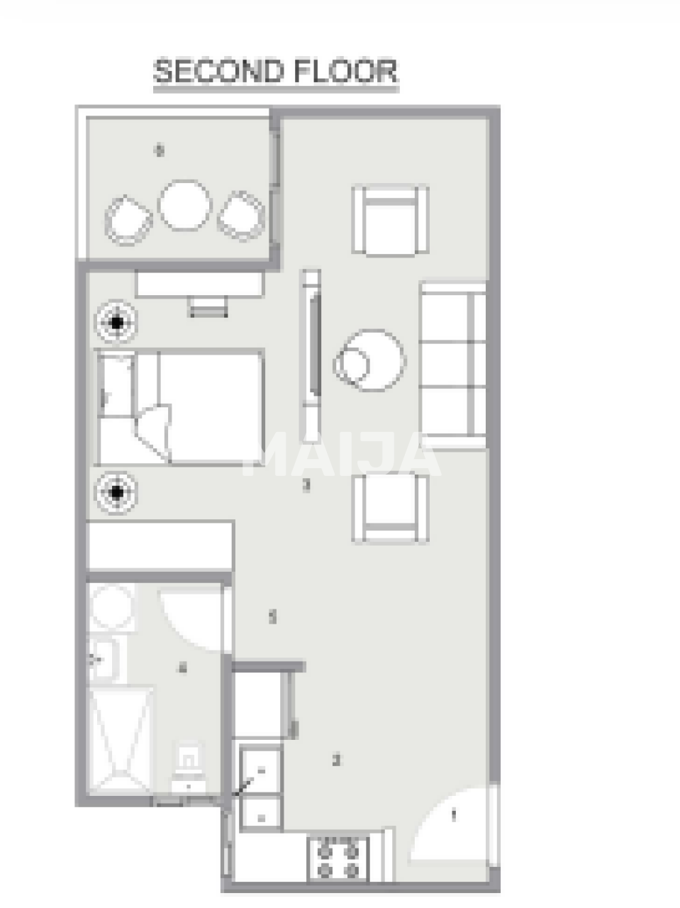 Апартаменты в Хургаде, Египет, 86 м² - фото 2