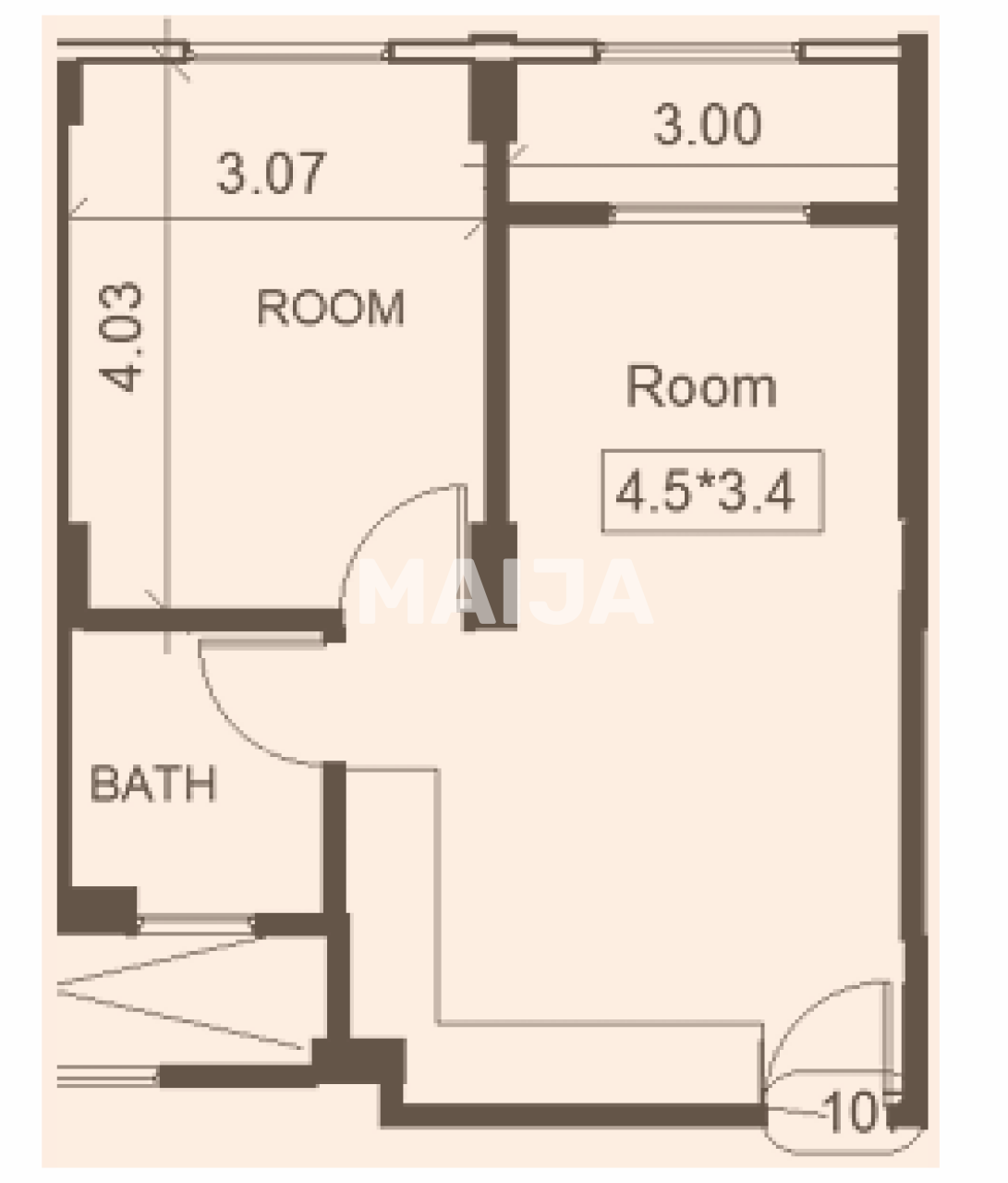 Апартаменты в Хургаде, Египет, 64 м² - фото 2