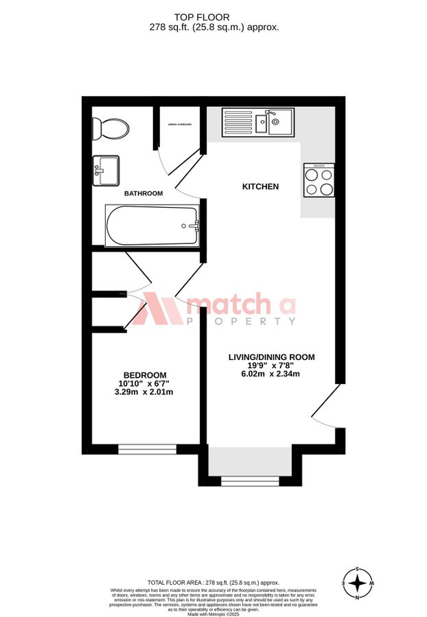Квартира в Лондоне, Великобритания, 26 м² - фото 11
