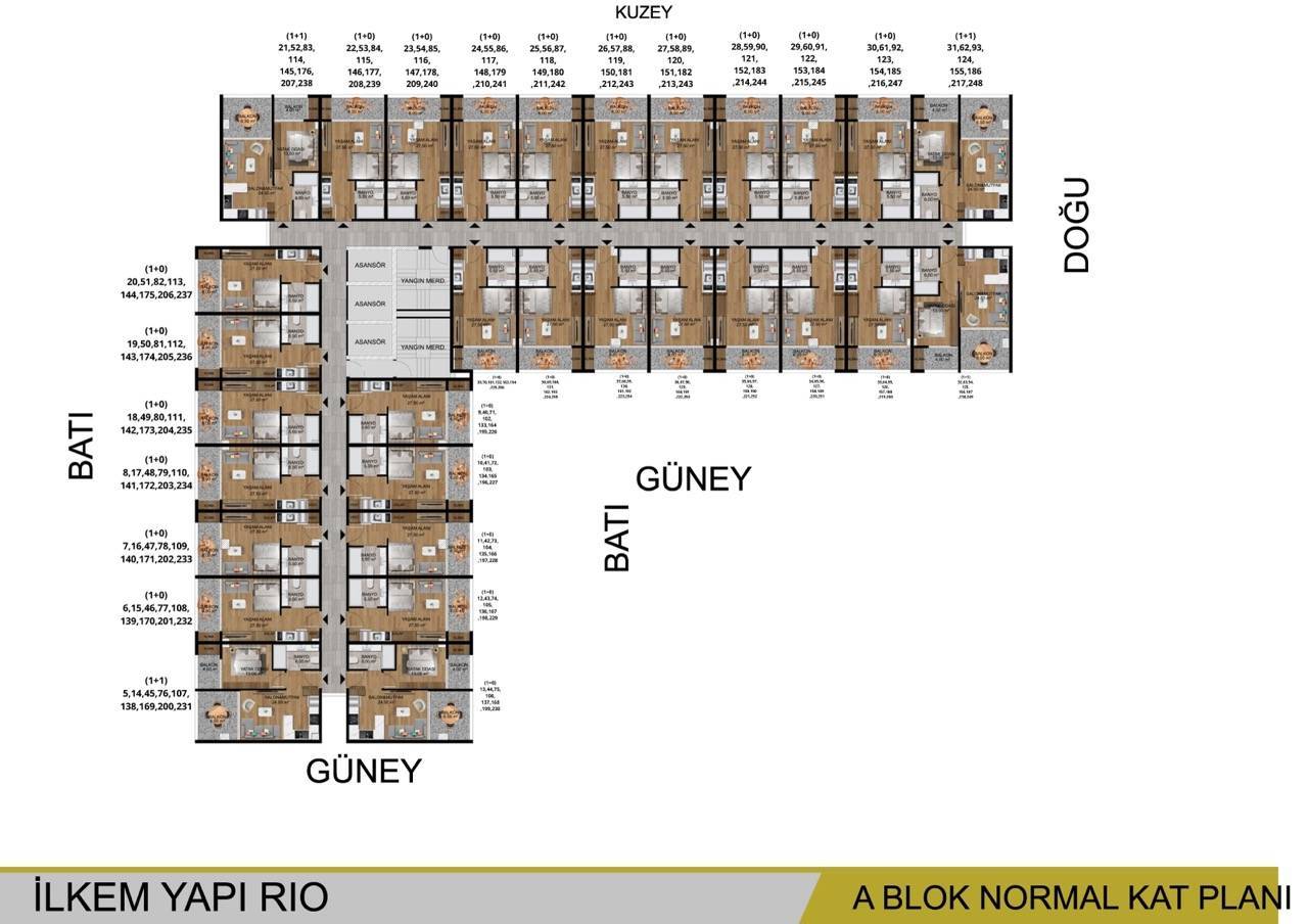 Квартира в Мерсине, Турция, 39 м² - фото 7