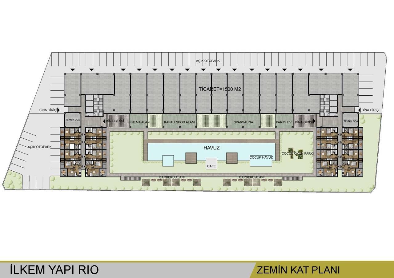 Квартира в Мерсине, Турция, 39 м² - фото 11