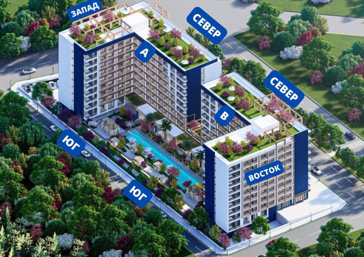 Квартира в Мерсине, Турция, 39 м² - фото 12