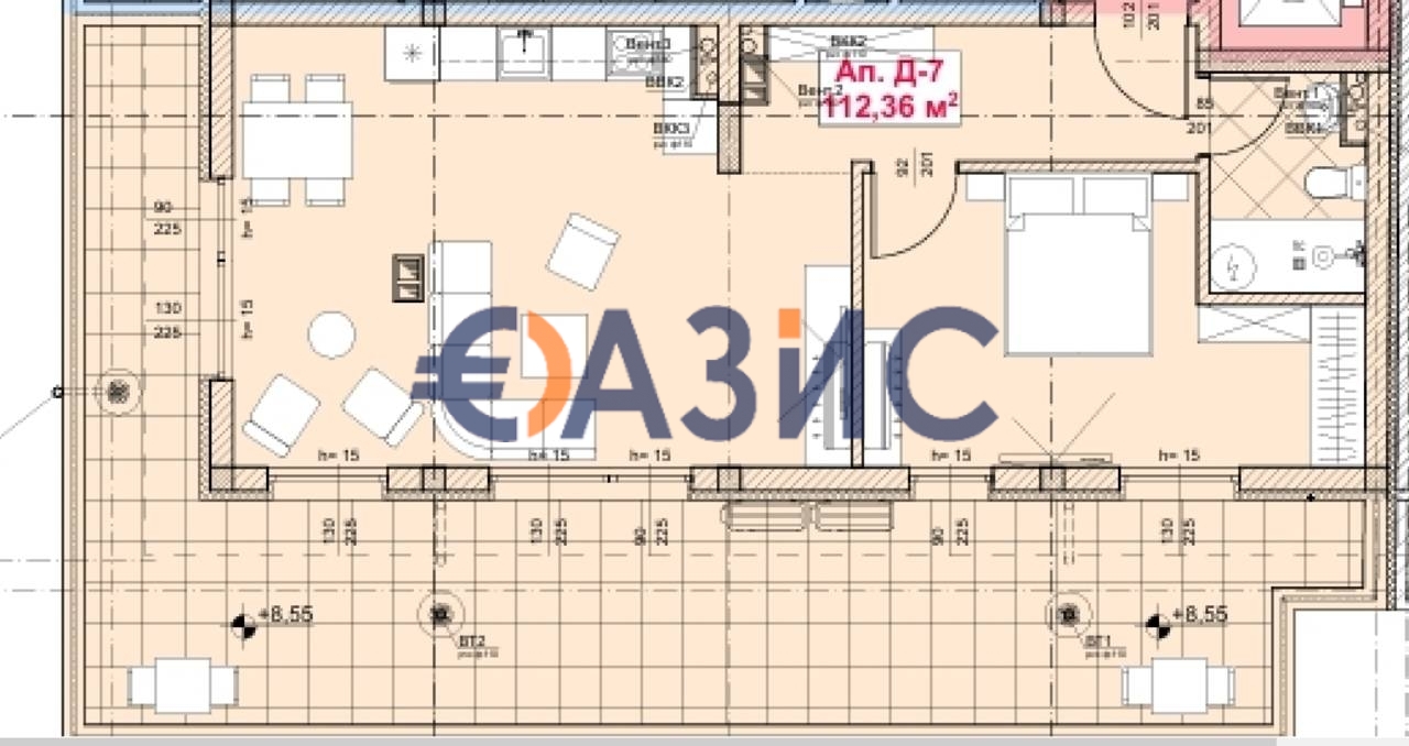 Апартаменты в Созополе, Болгария, 145.6 м² - фото 4