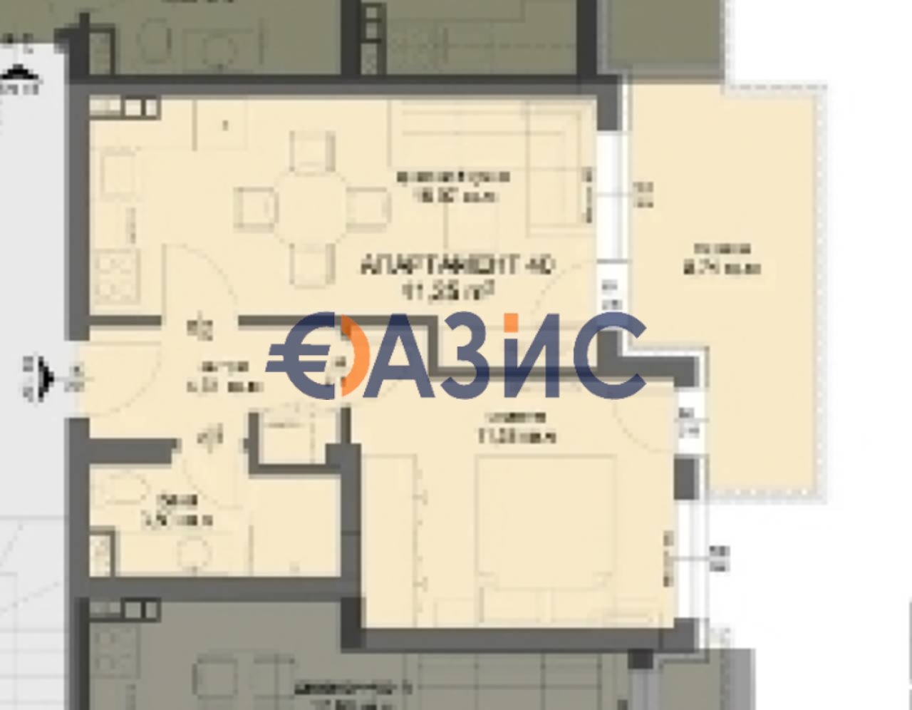 Апартаменты в Сарафово, Болгария, 53.9 м² - фото 8