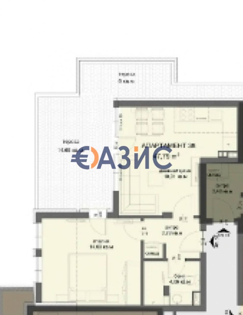 Апартаменты в Сарафово, Болгария, 72.7 м² - фото 12