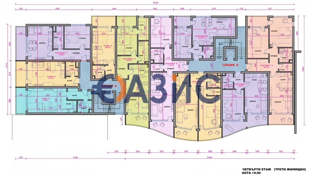Апартаменты в Поморие, Болгария, 72.1 м² - фото 17
