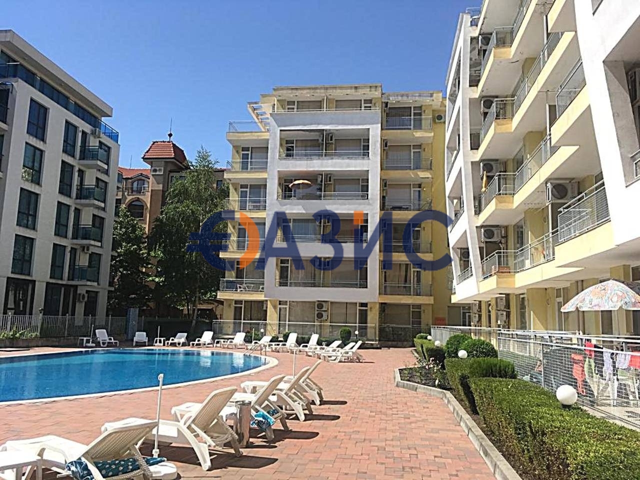 Апартаменты на Солнечном берегу, Болгария, 42 м² - фото 18