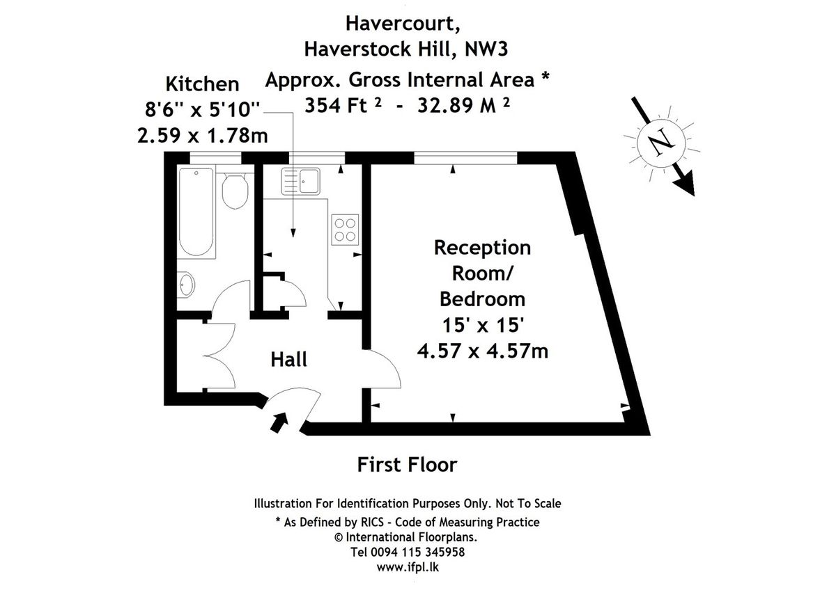 Квартира в Лондоне, Великобритания, 33 м² - фото 7