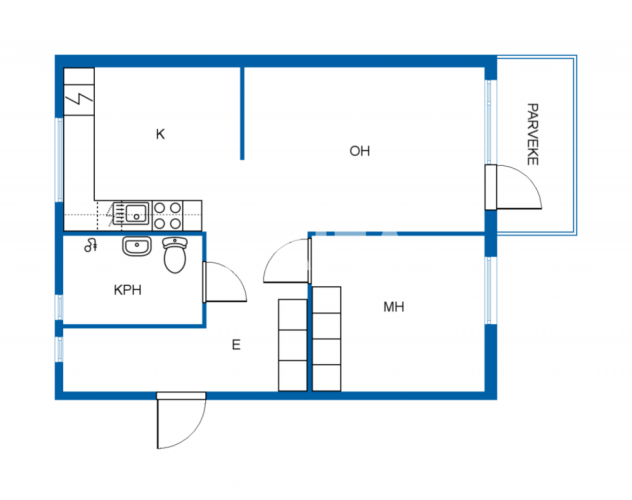 Апартаменты в Сипоо, Финляндия, 59 м² - фото 2