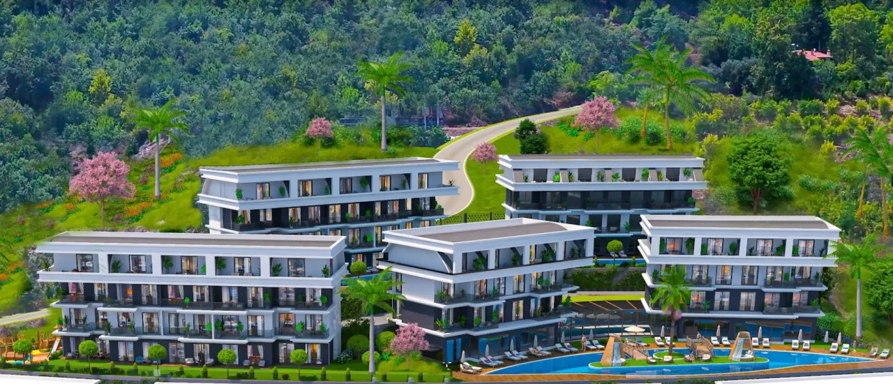 Апартаменты в Алании, Турция, 56 м² - фото 14