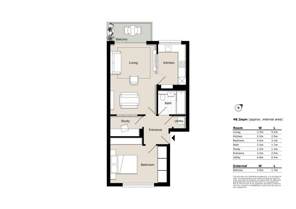 Квартира в Лондоне, Великобритания, 48 м² - фото 11