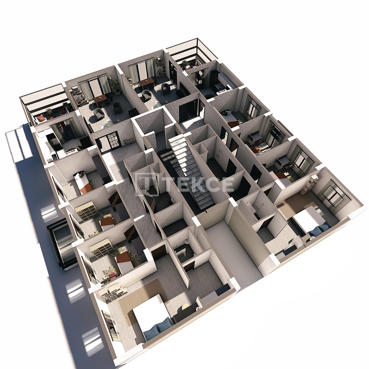 Апартаменты Ортахисар, Турция, 196 м² - фото 10