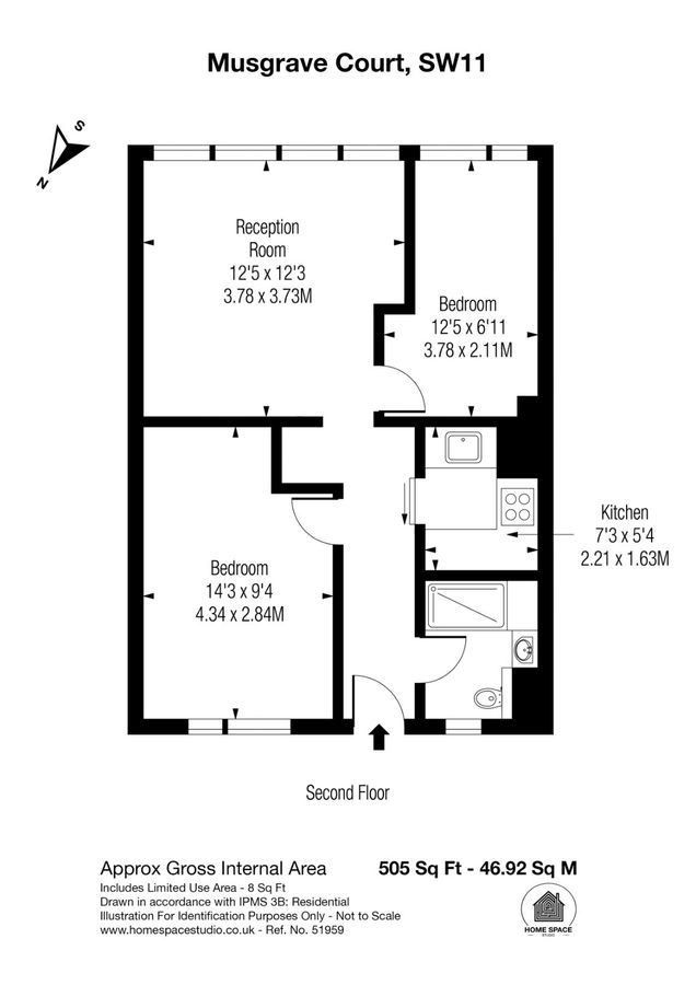 Квартира в Лондоне, Великобритания, 47 м² - фото 17