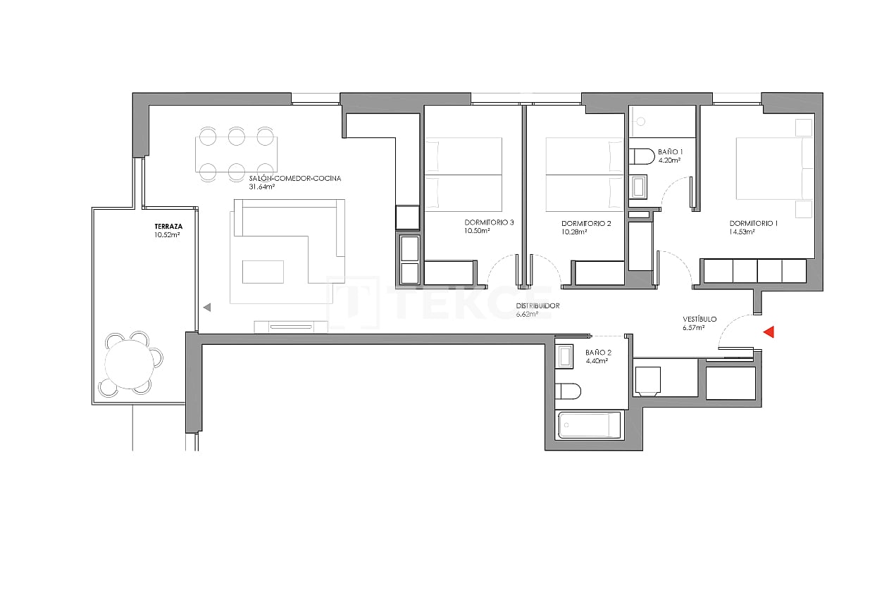 Апартаменты в Кубельесе, Испания, 85 м² - фото 14