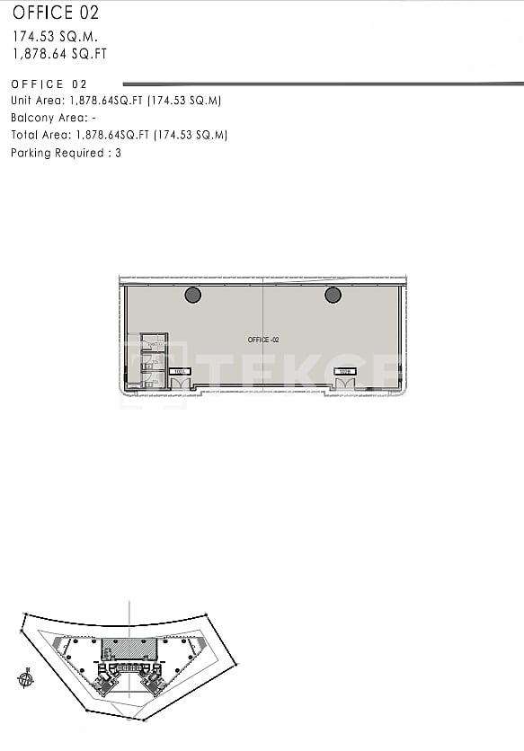 Офис Барша Хайтс, ОАЭ, 265 м² - фото 19