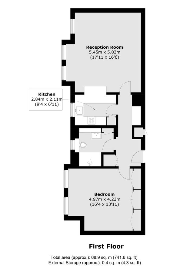 Квартира в Лондоне, Великобритания, 69 м² - фото 7