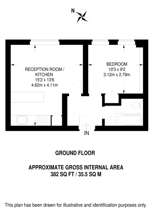 Квартира в Лондоне, Великобритания, 36 м² - фото 8