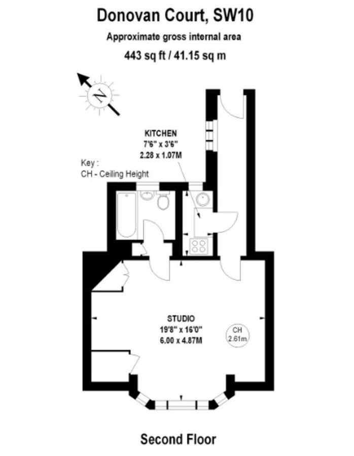 Квартира в Лондоне, Великобритания, 41 м² - фото 8