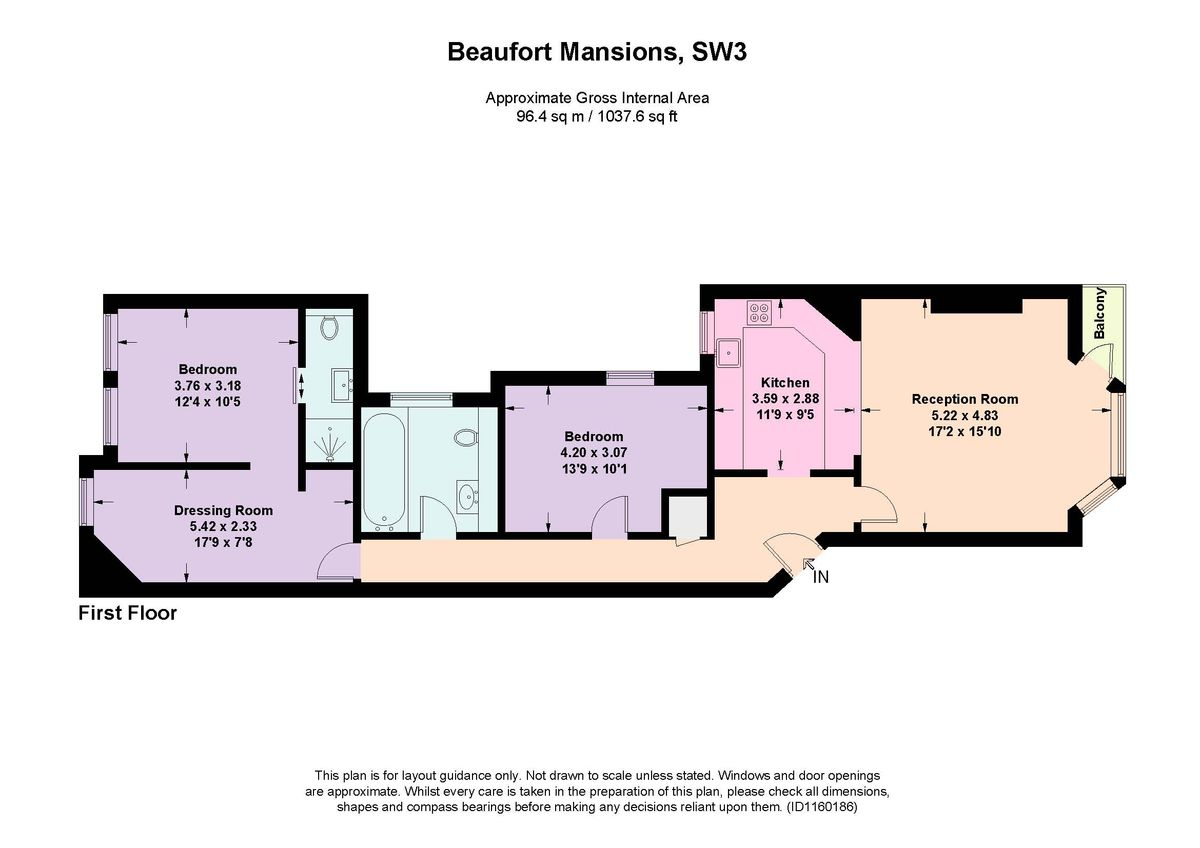 Квартира в Лондоне, Великобритания, 96 м² - фото 9