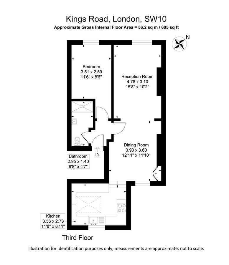 Квартира в Лондоне, Великобритания, 56 м² - фото 10