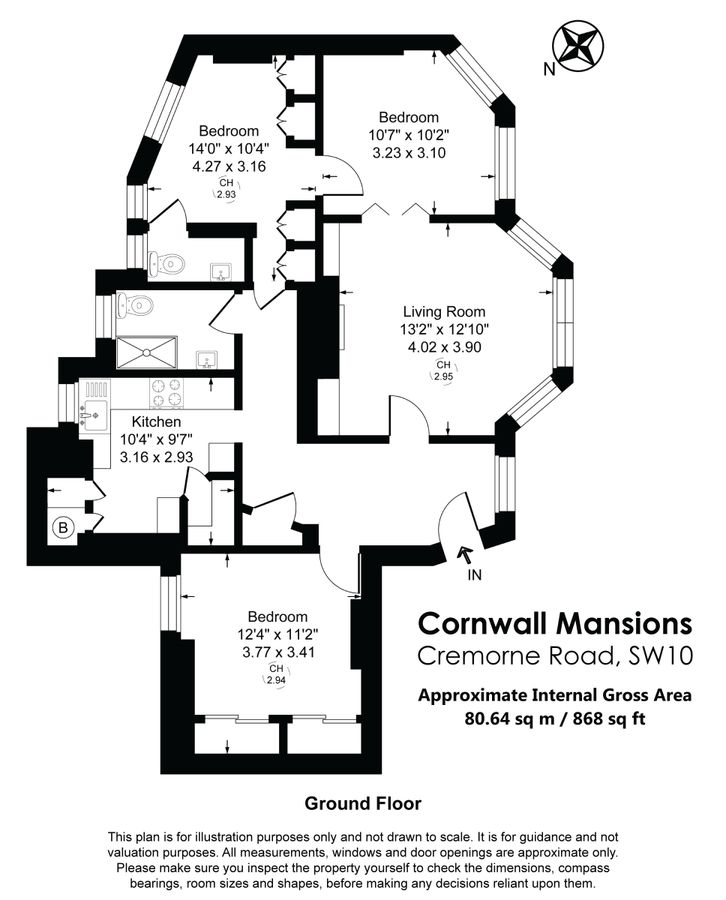 Квартира в Лондоне, Великобритания, 81 м² - фото 10