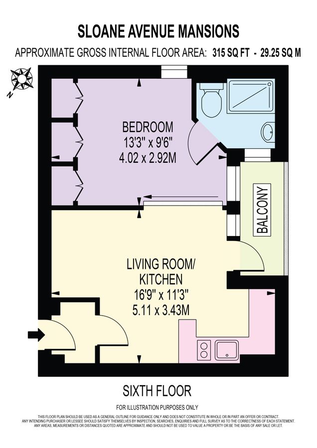 Квартира в Лондоне, Великобритания, 29 м² - фото 11