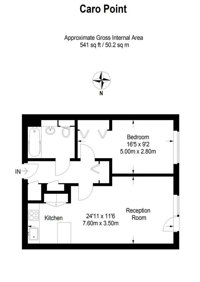 Квартира в Лондоне, Великобритания, 50 м² - фото 13