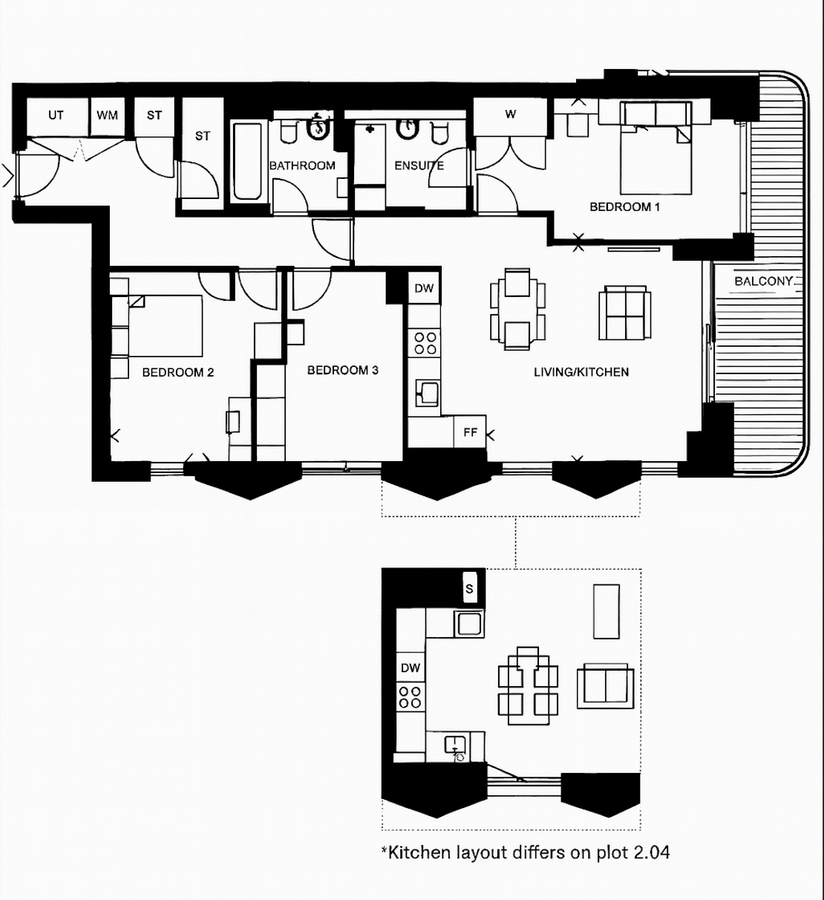 Квартира в Лондоне, Великобритания, 89 м² - фото 13