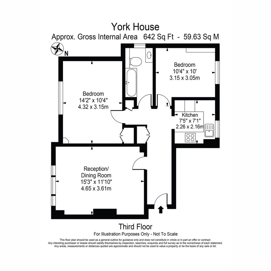 Квартира в Лондоне, Великобритания, 60 м² - фото 16