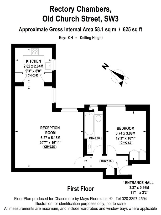 Квартира в Лондоне, Великобритания, 58 м² - фото 18
