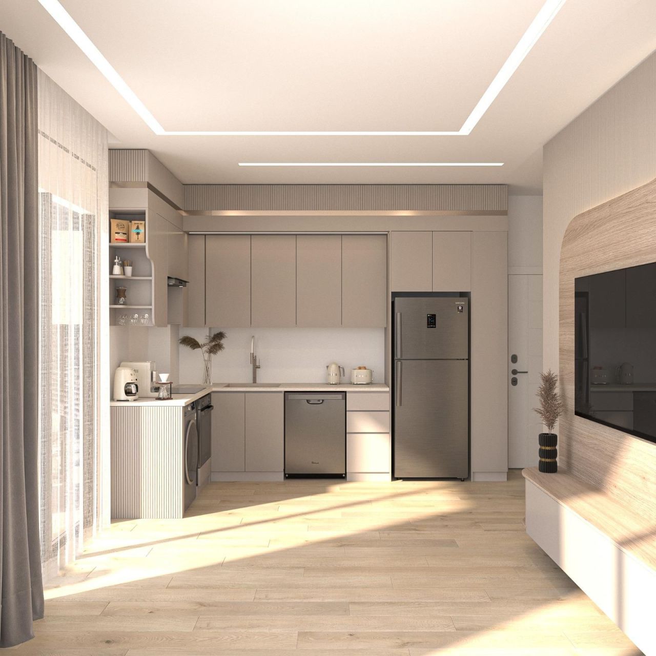 Квартира в Анталии, Турция, 55 м² - фото 9