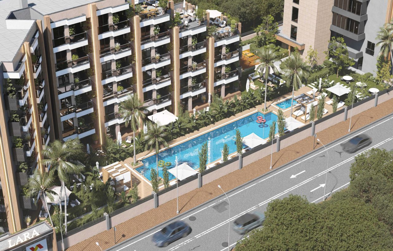 Квартира в Анталии, Турция, 55 м² - фото 1