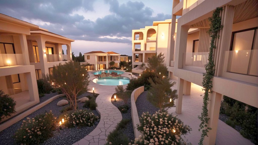 Апартаменты в Пафосе, Кипр, 52 м² - фото 14