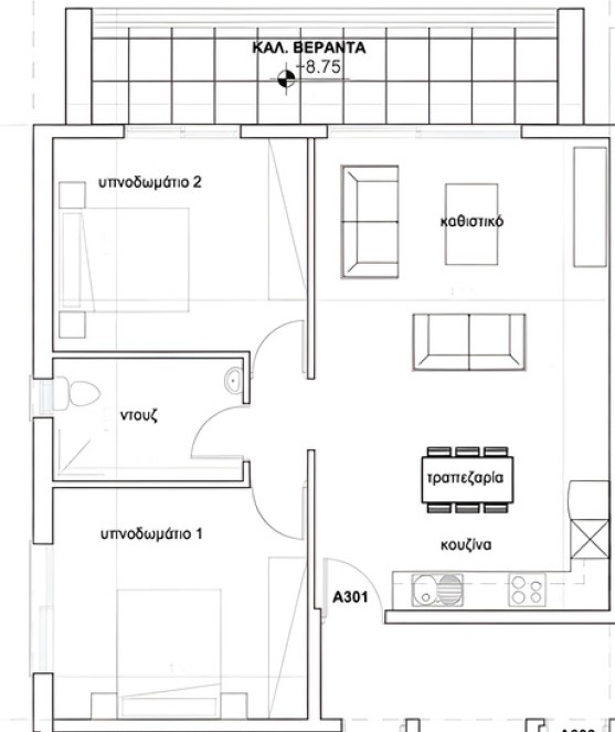 Апартаменты в Пафосе, Кипр, 89 м² - фото 10