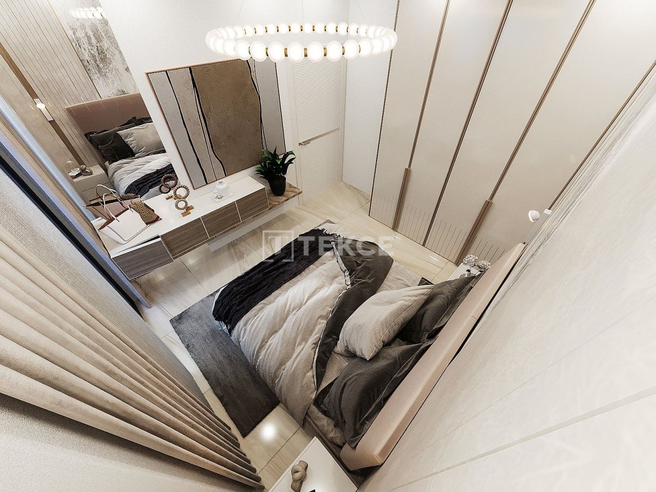 Апартаменты в Алании, Турция, 57 м² - фото 11